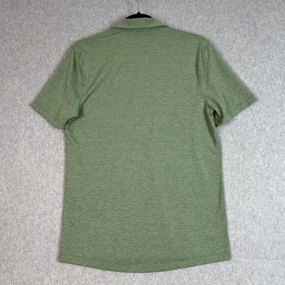 Lululemon Shirt Mens S Green Evolution Polo - Picture 5 of 6